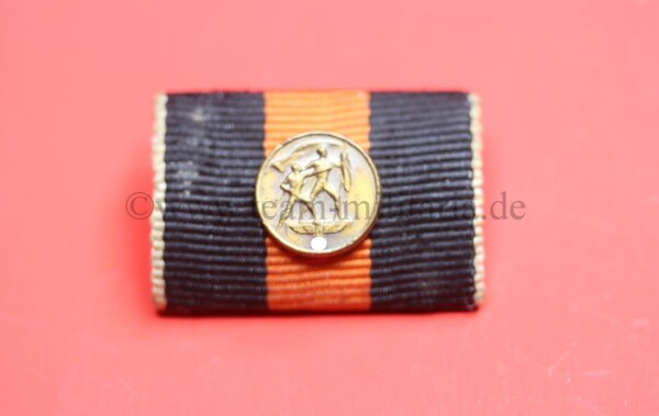 Bandspange Medaille Sudetenland mit Auflage - selten