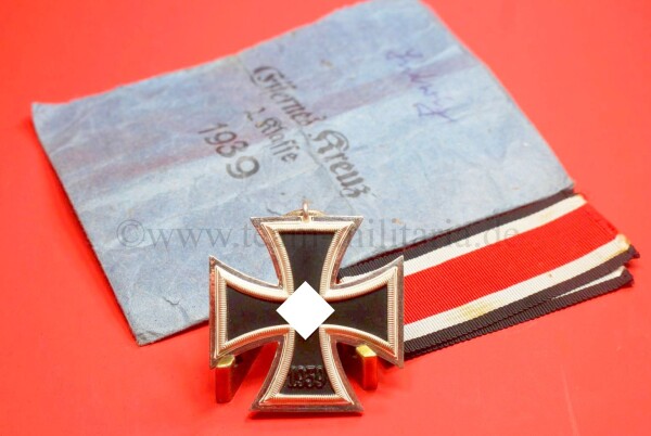 Eisernes Kreuz 2.Klasse in Tüte mit Band - MINT CONDITION
