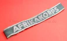 &Auml;rmelband &quot;Afrikakorps&quot; Heer Wehrmacht