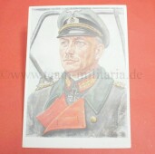 colorierte Postkarte Panzergeneral Guderian