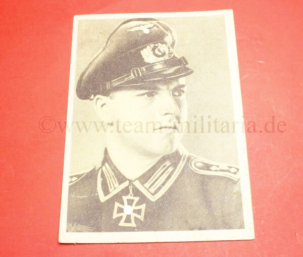 Propaganda-Postkarte von Ritterkreuzträger Oberfeldwebel...