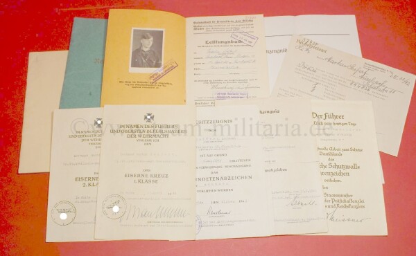 Dokumentennachlass des Leutnant Martin Seifert 13./Pz.Art.Regt. Grossdeutschland (12.(Werfer)Battr.IV/Pz.A.R.GD)