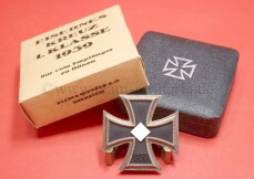 Eisernes Kreuz 1.Klasse 1939 im gr&uuml;nen Etui mit...