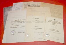 Urkundennachlass Oberleutnant und Kompanief&uuml;hrer...