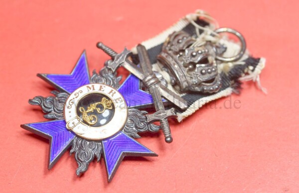 Militär-Verdienstorden Kreuz 4.Klasse mit Schwertern und Krone