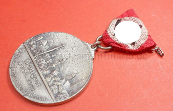 Medaille Stuttgart 1937 Bahnschutzwettschießen am Hakenkreuz