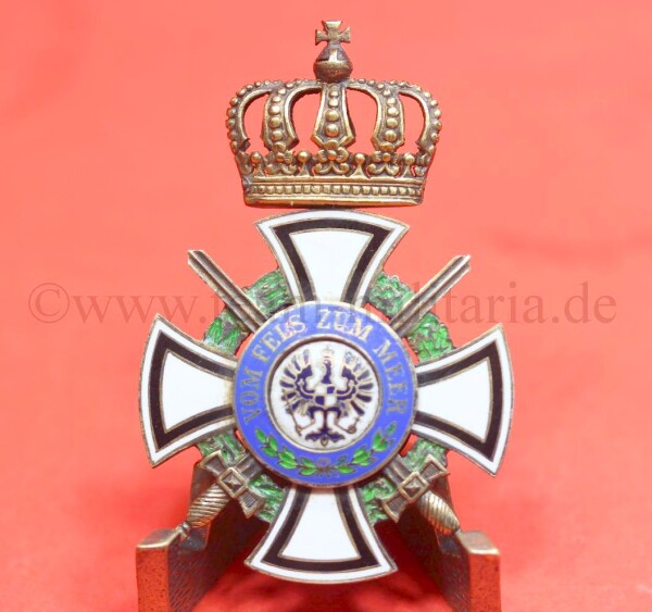 Königlicher Hausorden der Hohenzollern Kreuz für Ritter mit Schwertern