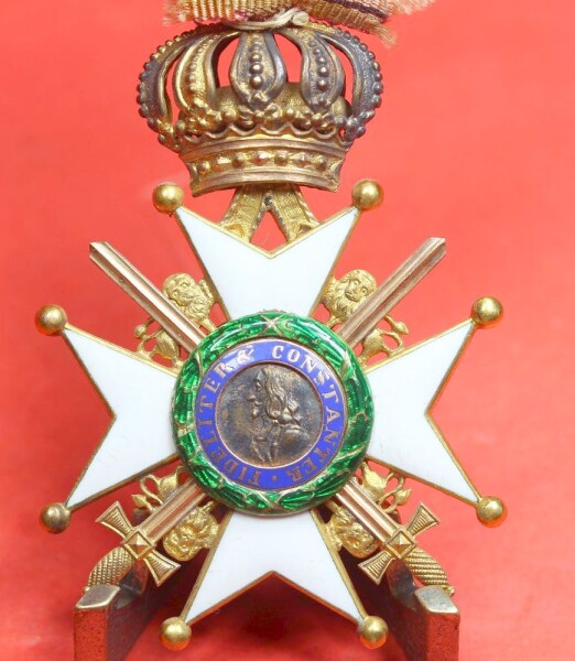 Herzoglich Sachsen-Ernestinischer Hausorden Ritterkreuz 1.Klasse mit Schwertern