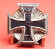 Eisernes Kreuz 1.Klasse 1914 an Strahlenschraubscheibe