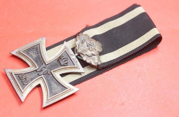 Eisernes Kreuz 2.Klasse 1870 mit Eichenlaub 25 Jahre