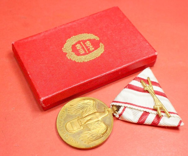 KuK Kaiserreich Österreich Medaille "Für Österreich 1914-1918" im Etui