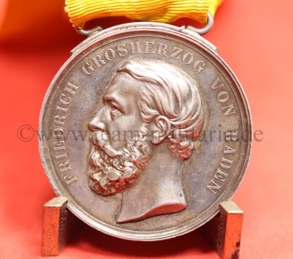 Baden Silberne Verdienstmedaille Friedrich 1868