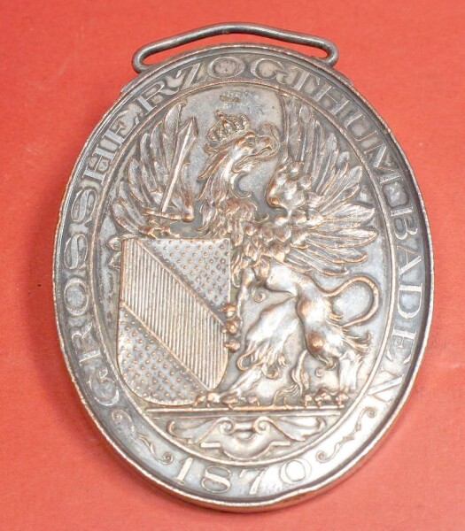Erinnerungsmedaille für Vereine im Badischen Militärvereins-Verband in Silber