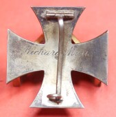Eisernes Kreuz 1.Klasse 1914  mit Tr&auml;gergravur...