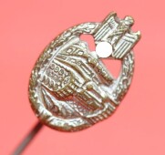 Miniatur Panzerkampfabzeichen in Silber