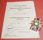 Kriegsverdienstkreuz 2.Klasse 1939 mit Schwertern  mit...