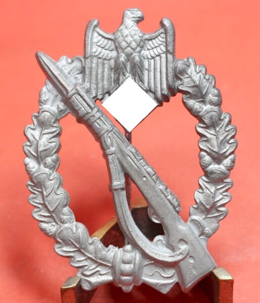 Infanteriesturmabzeichen in Silber - Hersteller E.Ferdinand Wiedmann