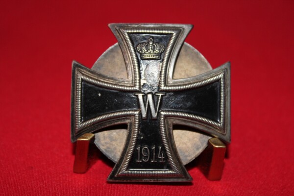 Eisernes Kreuz 1.Klasse 1914 an Schraubscheibe