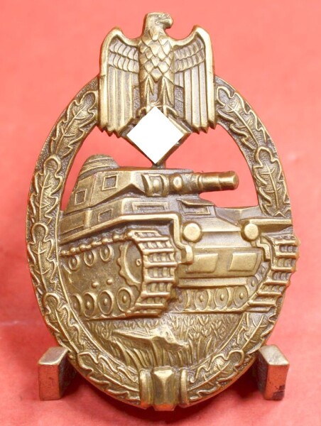 Panzerkampfabzeichen in Bronze (hohl) - TOP CONDITION