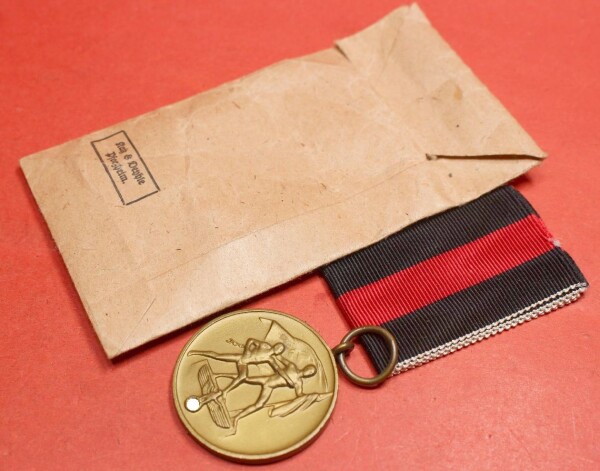 Medaille 1.Oktober Sudetenland in Tüte - SELTEN