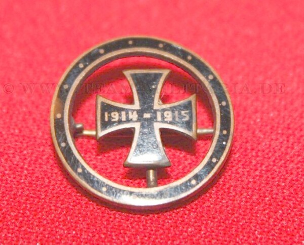 patriotischer Brosche Eisernes Kreuz 1914-1915