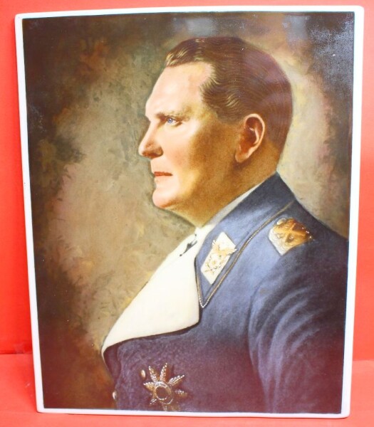 Generalfeldmarschall Hermann Göring Porzellanplatte
