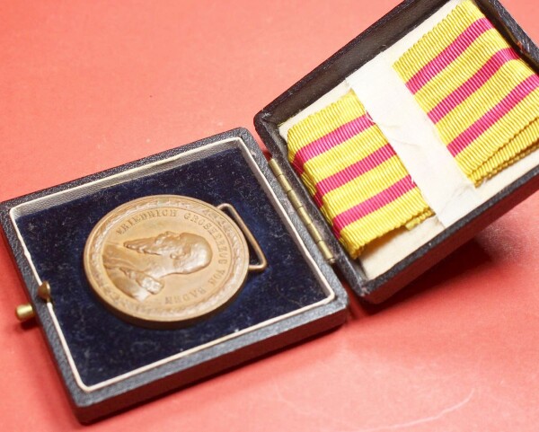 badische Medaille für Treue Arbeit im Etui Baden