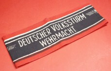 Armbinde &quot;Deutscher Volkssturm Wehrmacht&quot;