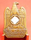 Abzeichen NSDAP Reichsparteitag in N&uuml;rnberg 1933