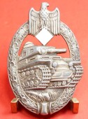 Panzerkampfabzeichen in Silber (A.S. im Dreieck)