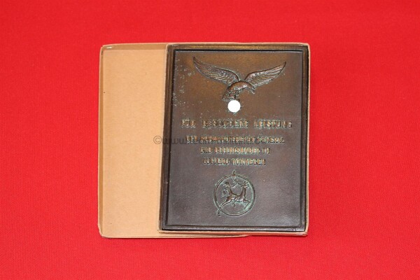 Luftwaffe Ehrenschild 1.Form "Für Besondere Leistung im Luftgau Norwegen"