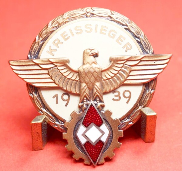 Ehrenzeichen Kreissieger im Reichsberufswettkampf 1939 - MINT CONDITION