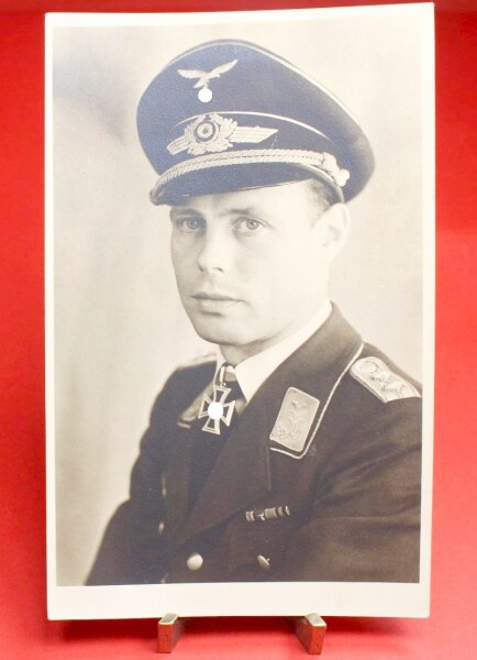 Portrait Staffelkapitän 5./Stuka-Geschw 1 Eichenlaubträger Robert-Georg Freiherr von Malapert