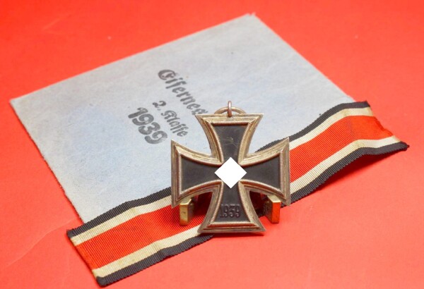 Eisernes Kreuz 2.Klasse 1939 (Herst. Rudolf Souval, Wien - Österreich) mit Tüte - SELTEN!