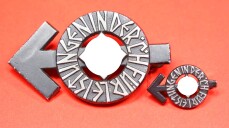 HJ Leistungsabzeichen Schwarz (Nr 70169) mit Miniatur -...