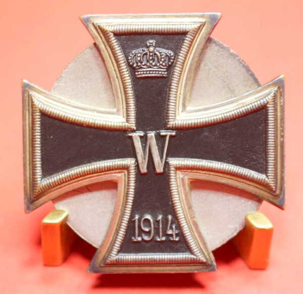 Eisernes Kreuz 1.Klasse 1914 an Schraubscheibe - SEHR  SELTEN