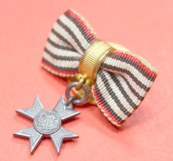 Miniatur / Knopflochdeko Verdienstkreuz Kriegshilfsdienst 1916