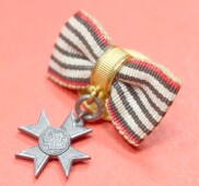Miniatur / Knopflochdeko Verdienstkreuz Kriegshilfsdienst...