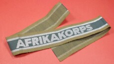 &Auml;rmelband &quot;Afrikakorps&quot; Heer Wehrmacht -...