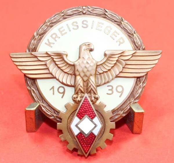 Ehrenzeichen Kreissieger im Reichsberufswettkampf 1939 - TOP CONDITION