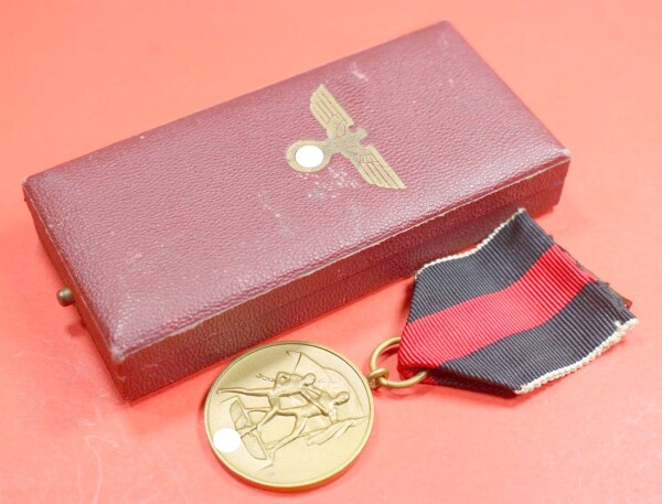 Sudetenland Medaille 1.Oktober 1938 im Etui