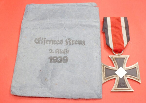Eisernes Kreuz 2.Klasse 1939 (65) mit Verleihungstüte - TOP SET