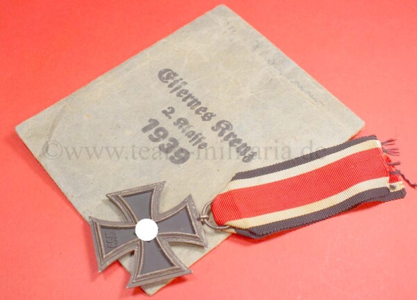 Eisernes Kreuz 2.Klasse 1939 mit Verleihungstüte