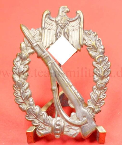 Infanteriesturmabzeichen in Silber - Schickle (Buntmetall hohl)