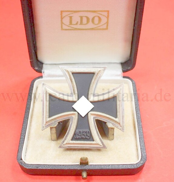 Eisernes Kreuz 1.Klasse 1939 (L/57) im LDO Etui - MINT...