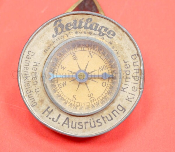 Kompass H.J. Hitlerjugend Hettlage Recklinghausen (NRW) HJ Ausrüstung
