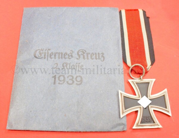 Eisernes Kreuz 2.Klasse 1939 (65) mit Verleihungstüte - TOP SET