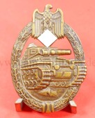 fr&uuml;hes Panzerkampfabzeichen in Bronze - SELTEN