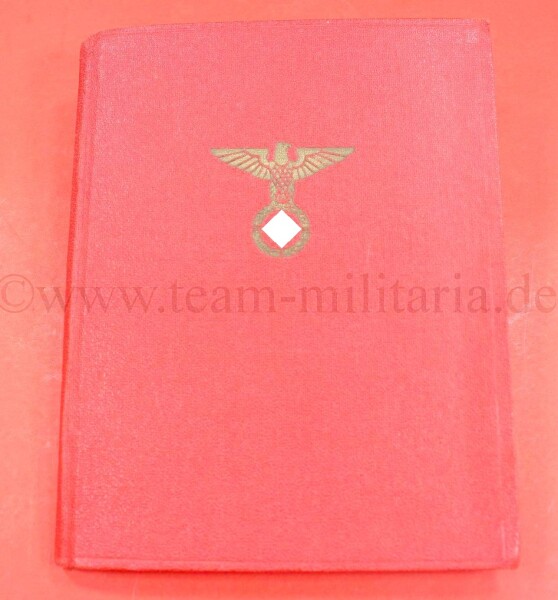 Mitgliedsbuch der NSDAP Nr. 2958336 Wilhelm Ohlendorf (Hannover)