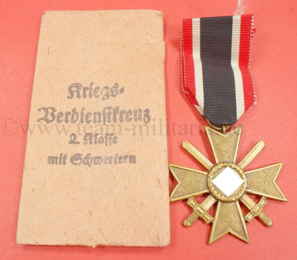 Kriegsverdienstkreuz 2.Klasse 1939 mit Schwertern 1939 mit Tüte